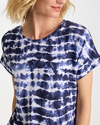 Zenergy® Tie-Dye Scoop-Neck Tee | Chico's